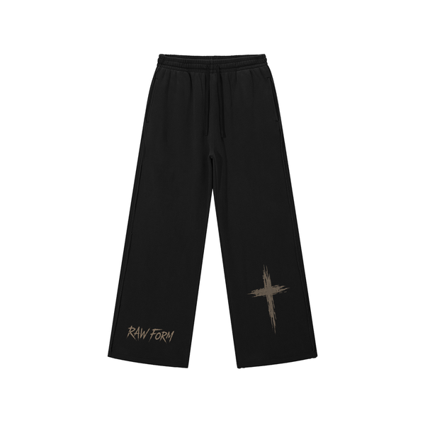 Snow Washed Raw Form Sweatpants